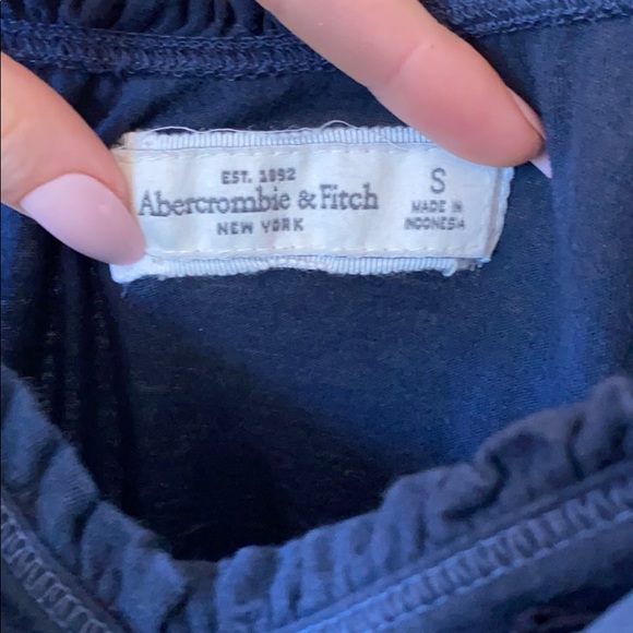 Blue Ruffle Tank Top - Picture 3 of 4